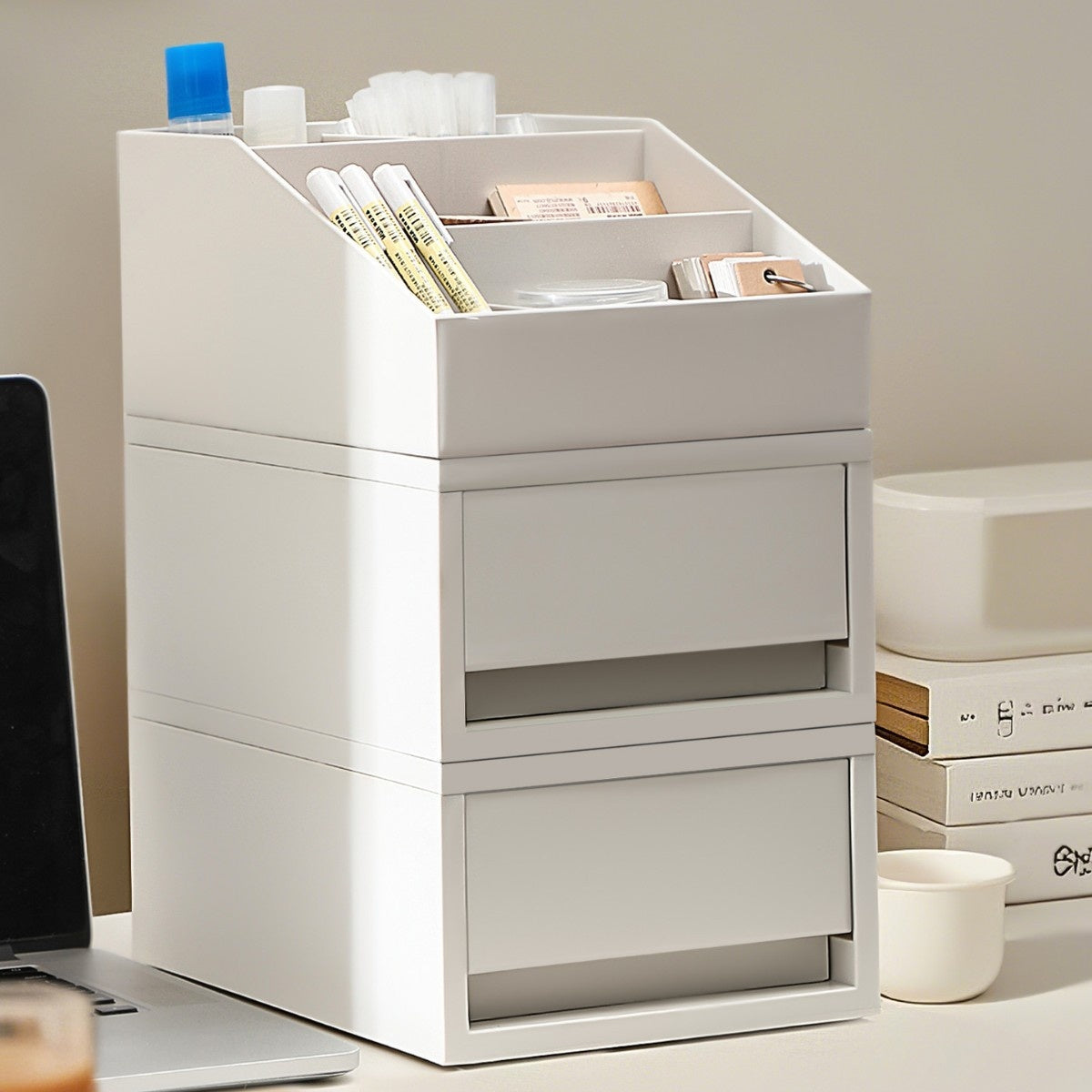 Desk Stationery And Cosmetics Storage Organizer Box