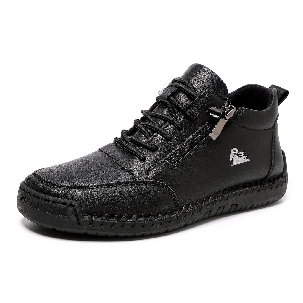 Hand-stitched Womens Shoes Soft Sole Flat Casual