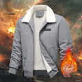 Mens Fleece-Lined Work Jacket Casual Style