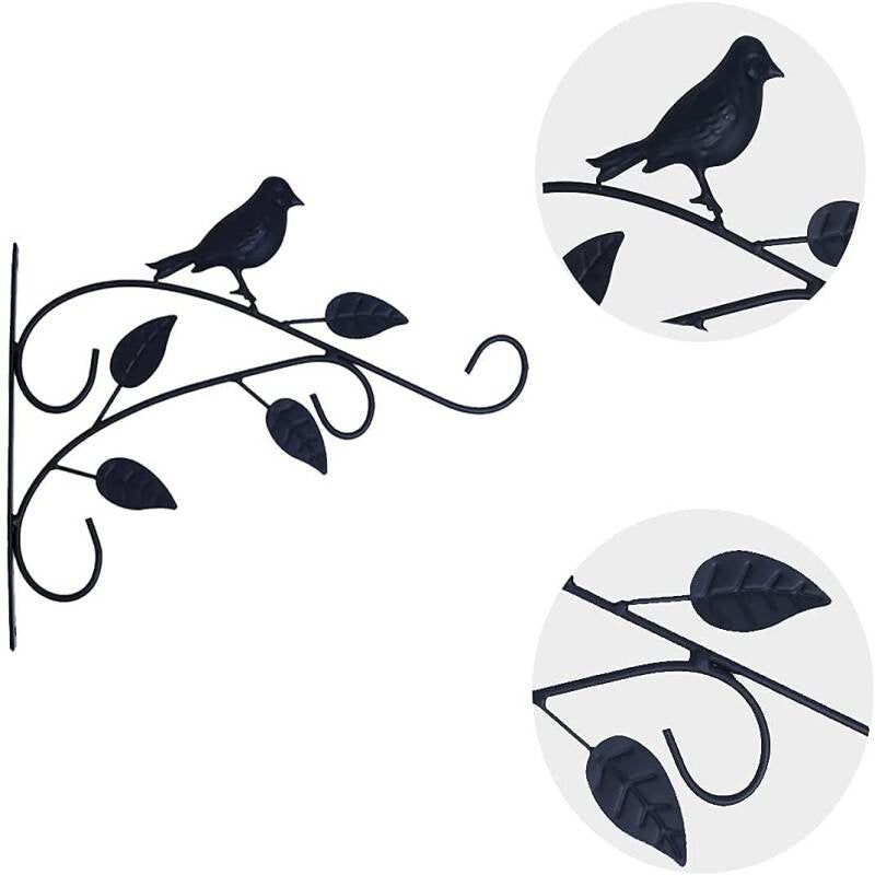 Heavy Duty Hanging Basket Bracket  2 Pack 12 Inch Hanging Basket Brackets Outdoor