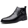 Trendy Retro Wide-fit Ankle Boots With Side Chains