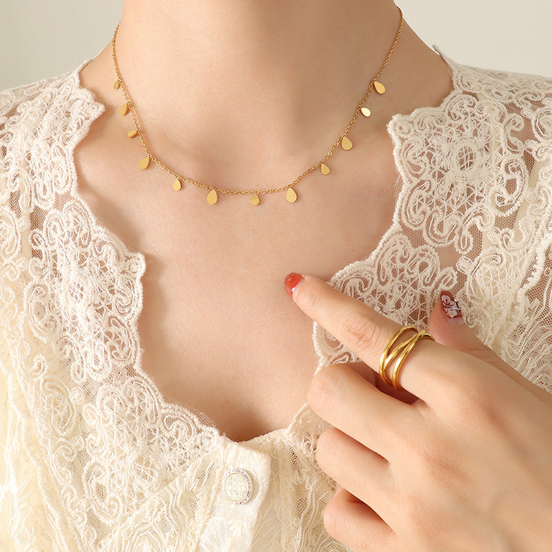 Euro-American Instagram-style Roman Inspired Multi-attachment Versatile Clavicle Chain