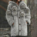 Cozy Fleece-Lined Hooded Cardigan Flannel Jacket