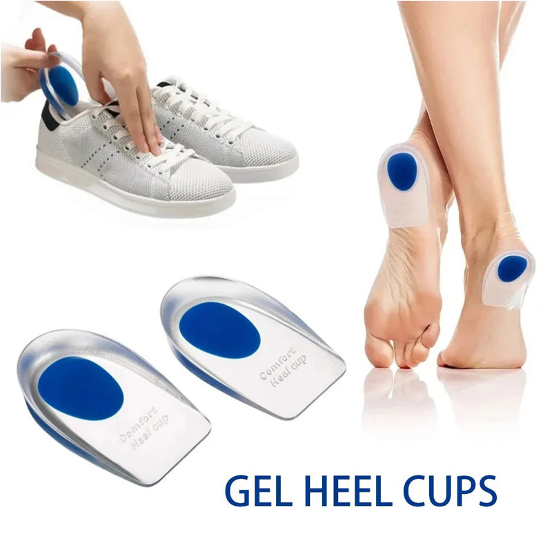 1pair Soft Silicone Gel Lnsoles Men Women