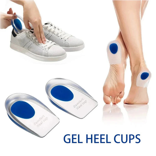 1pair Soft Silicone Gel Lnsoles Men Women