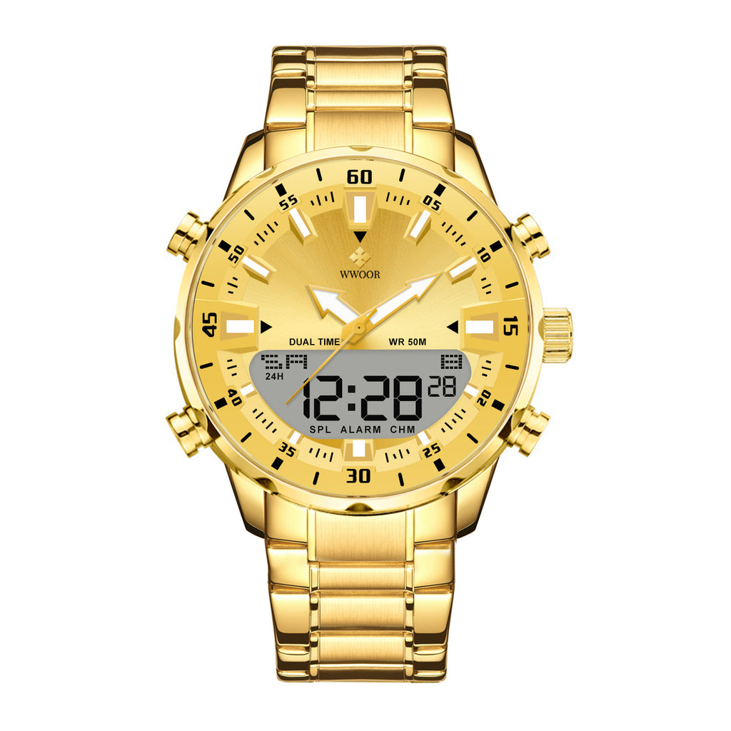 Steel Band Cool And Stylish Luminous Mens Watch