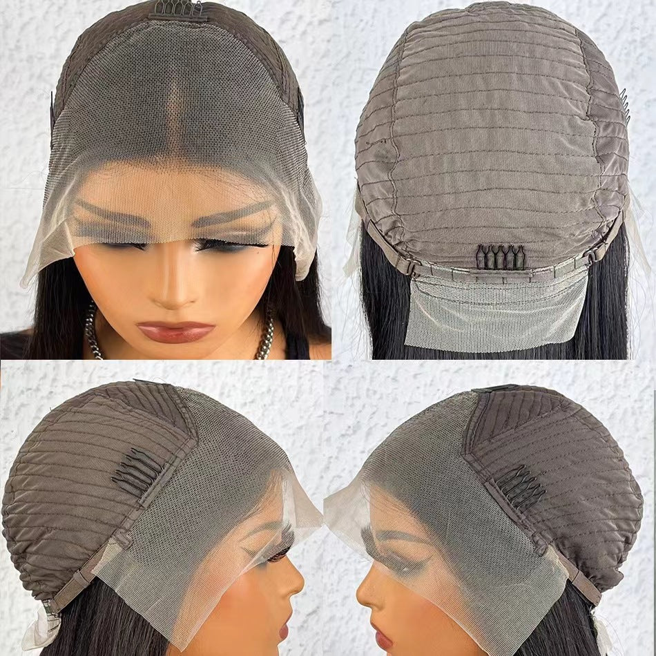 134 Front Lace Bobo Bobhaircut Natural Color Full Human Hair