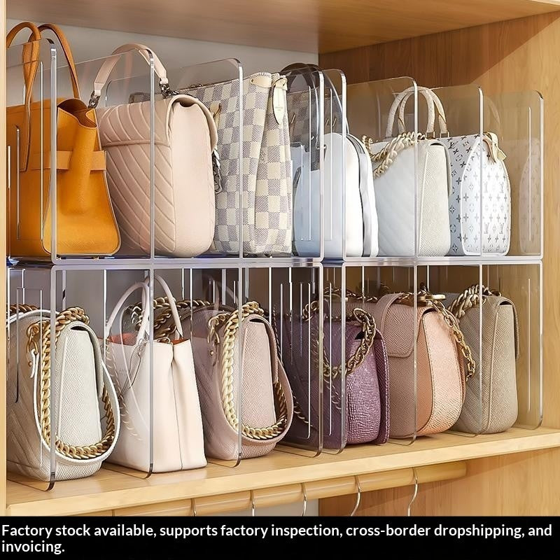 Crossbody Bag Rack Closet Organizer Handbag Storage Shelf