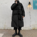 Mens Knee-length Cotton-padded Coat