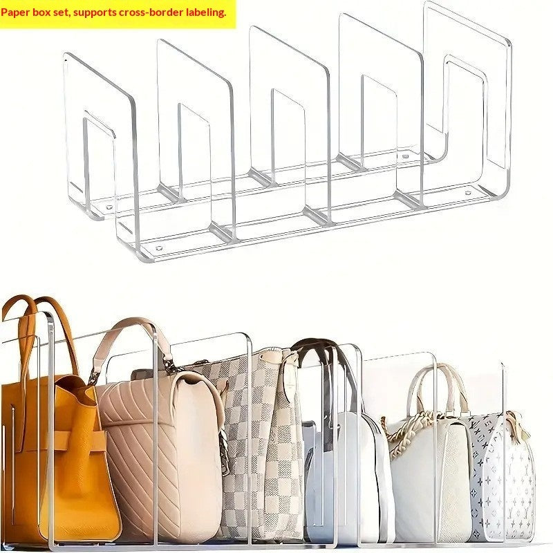 Crossbody Bag Rack Closet Organizer Handbag Storage Shelf