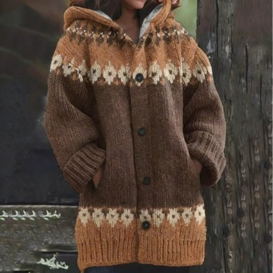 Halloween Animal 3D-Printed Casual Hooded Cardigan Top Coat