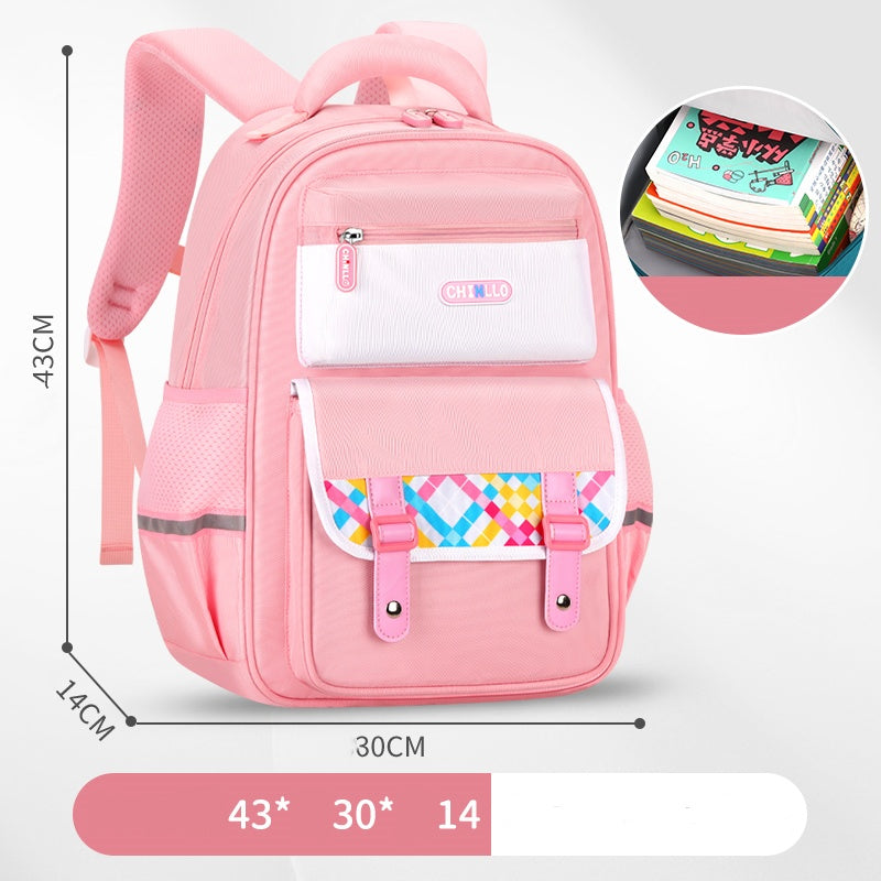 New Trendy Grader Schoolbag - All Kinds Of Schoolbag Students 1-6 Grade Large Capacity Ridge Protection Portable Quality Backpack
