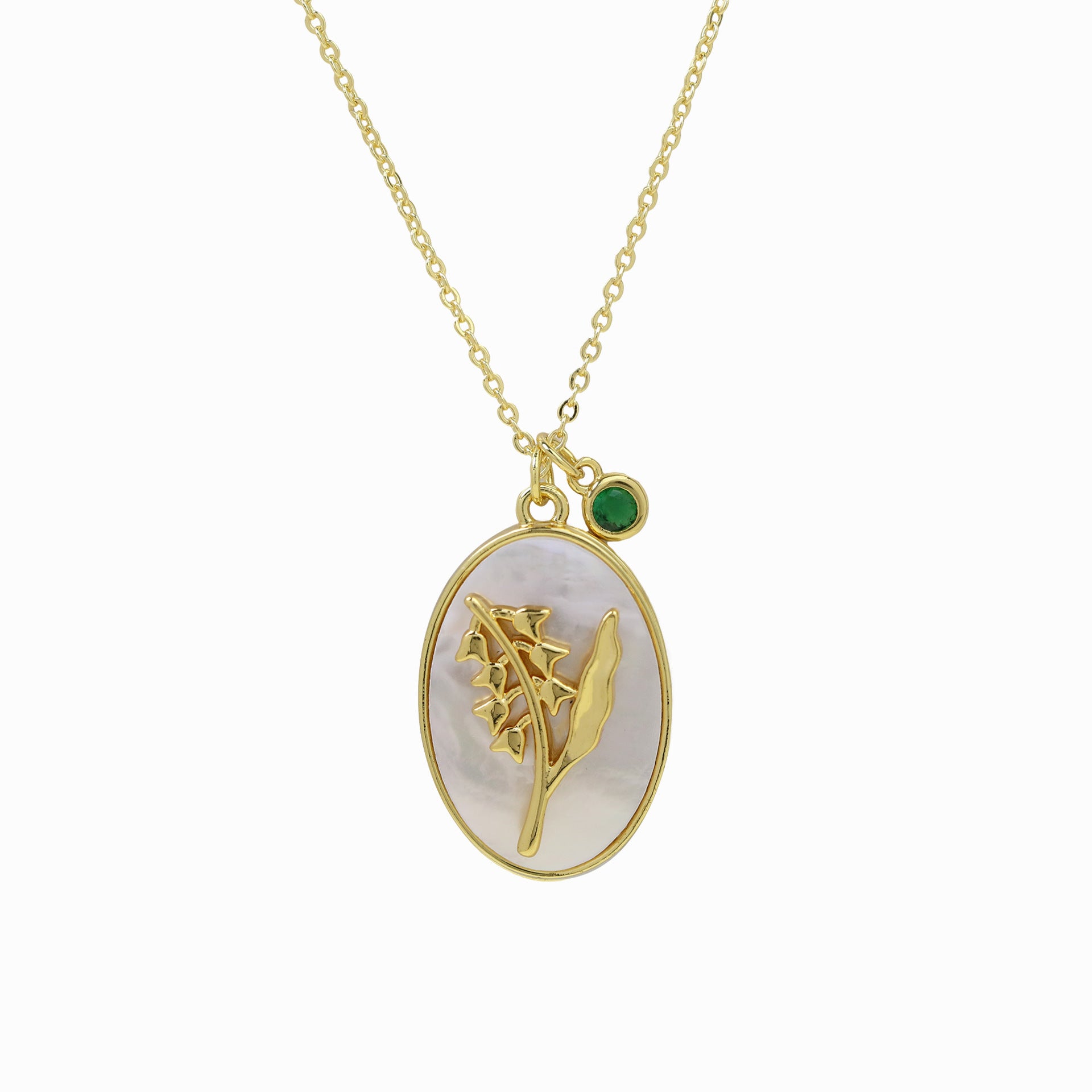 Birthstone Pendant High-End Fashion Necklace