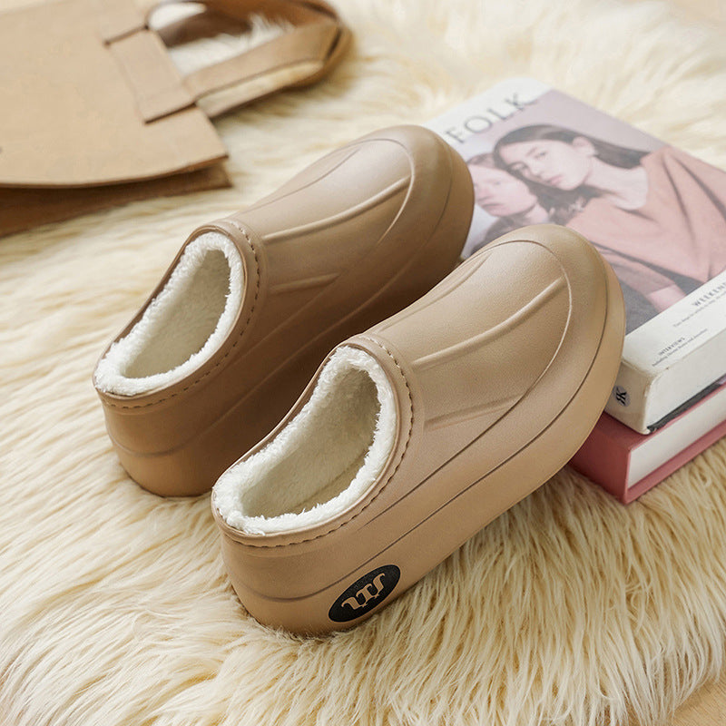 Envelope-style Warm Waterproof And Oil-resistant Slip-on Shoes