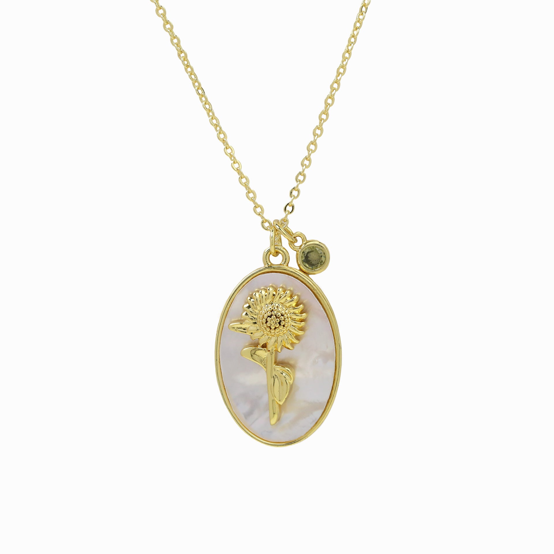Birthstone Pendant High-End Fashion Necklace
