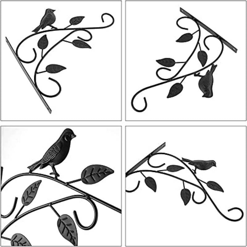 Heavy Duty Hanging Basket Bracket  2 Pack 12 Inch Hanging Basket Brackets Outdoor