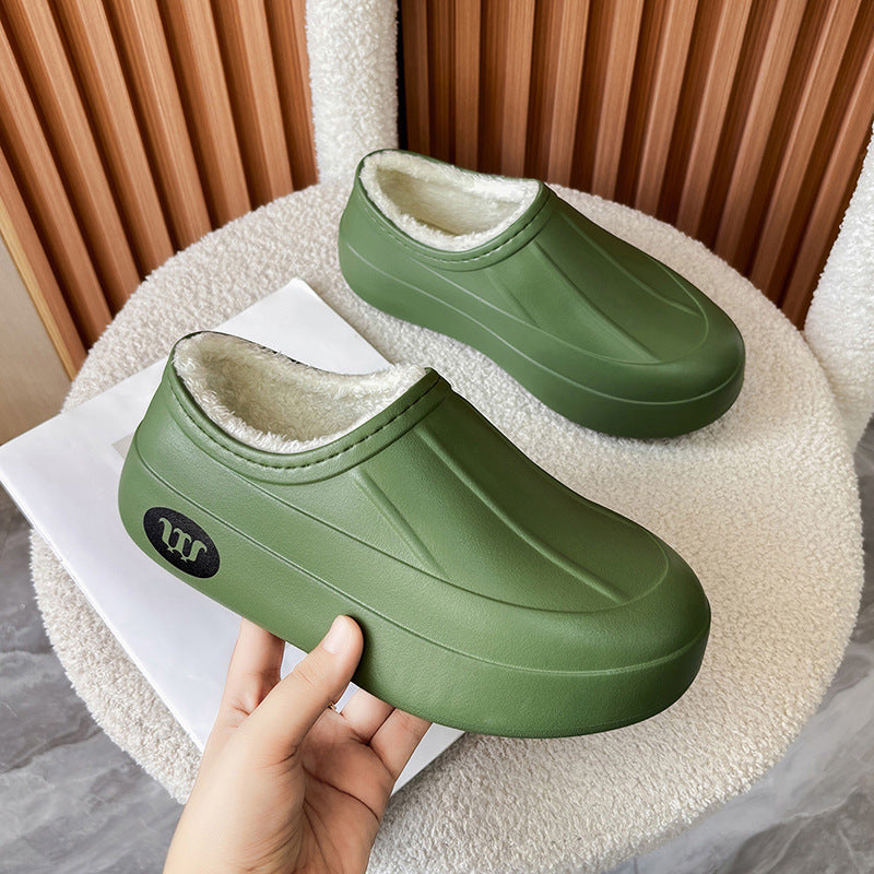 Envelope-style Warm Waterproof And Oil-resistant Slip-on Shoes