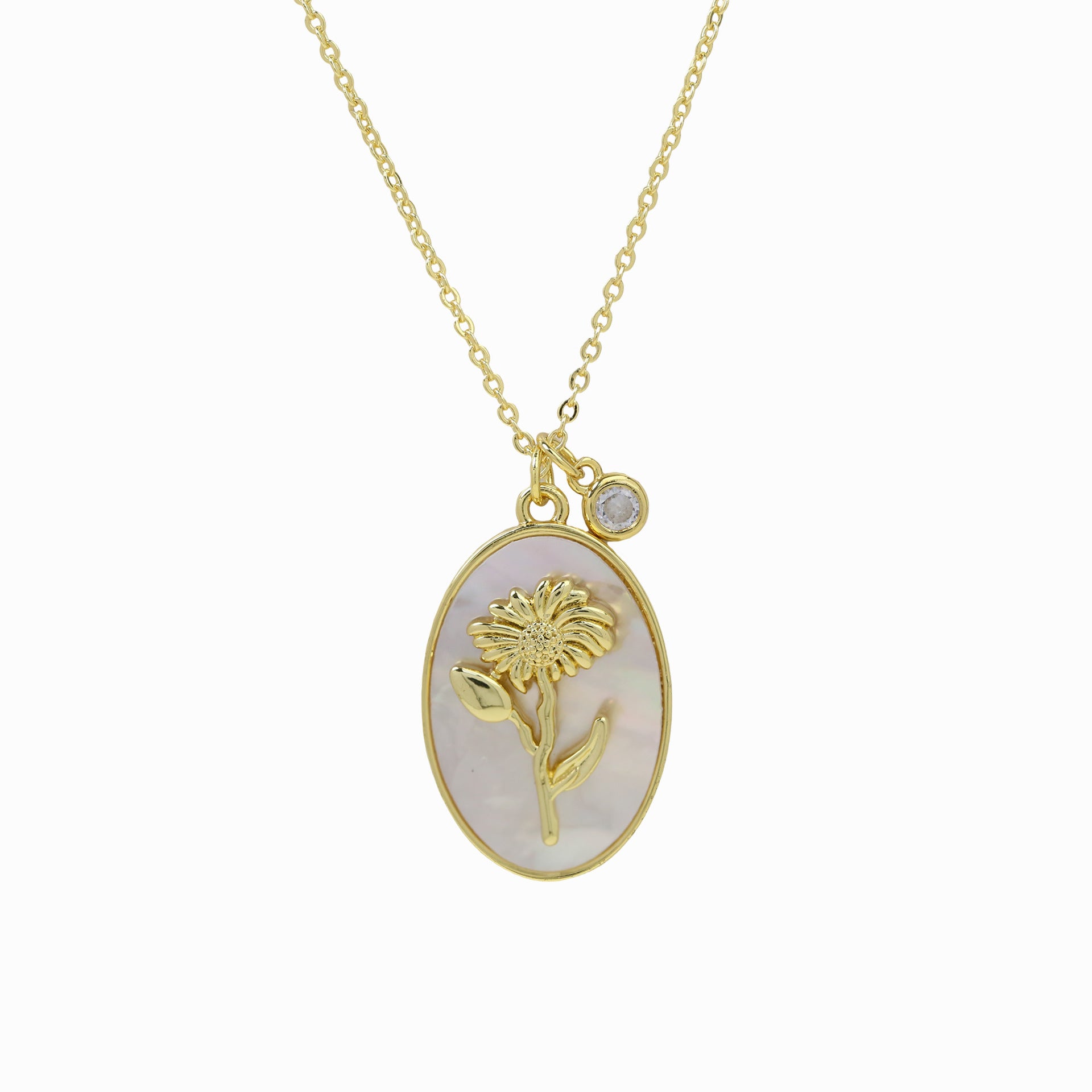 Birthstone Pendant High-End Fashion Necklace
