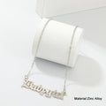 Fashion Old English Letter Babygirl Pendant Necklaces For Women Girls