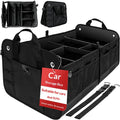 Trunk Organizer Flip-Top Car Trunk Organizer Multi-Functional In-Car Storage Box