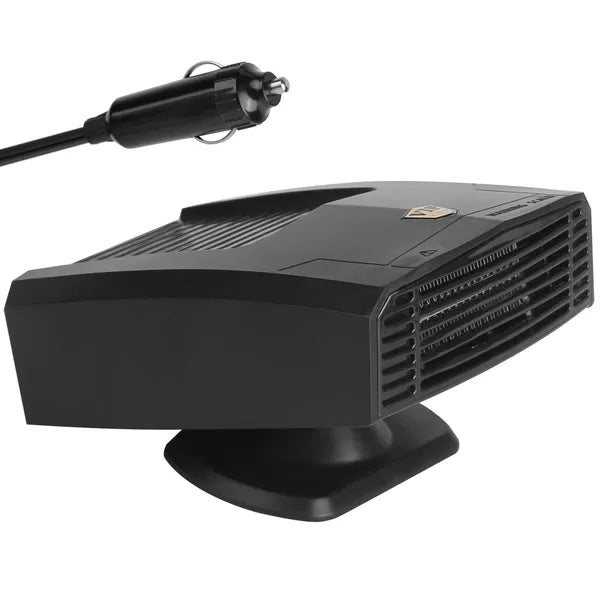 Portable Car Heater Heating Fan 2 In 1 Defroster Defogger Demister Windshield Heater Automotive Cooling Fan With Rotating Base