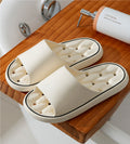 Non-slip Design Bathroom Slippers Home Summer Thick Sole Floor Bedroom House Shoes For Women Men