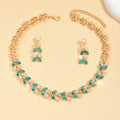 Women's Earrings And Necklace Two-Piece Set