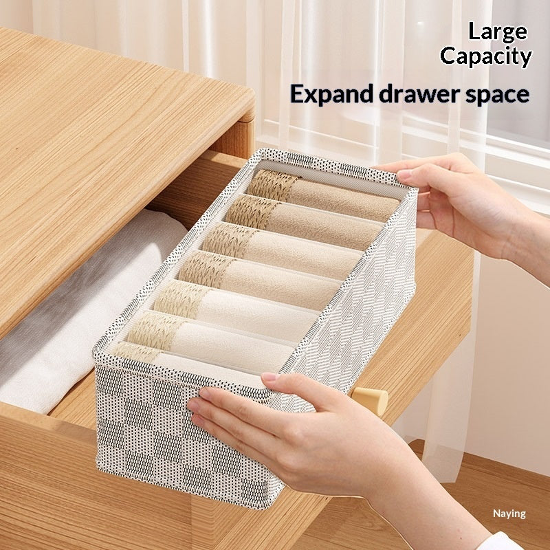 Checkered Nonwoven Fabric Underwear Organizer Box