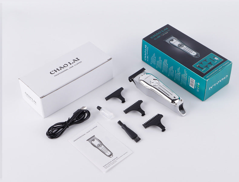 Hair Clipper T-Blade Hair Trimmer Electric Beard Trimmer Cordless Wireless Rechargeable Shaving Machine For Men