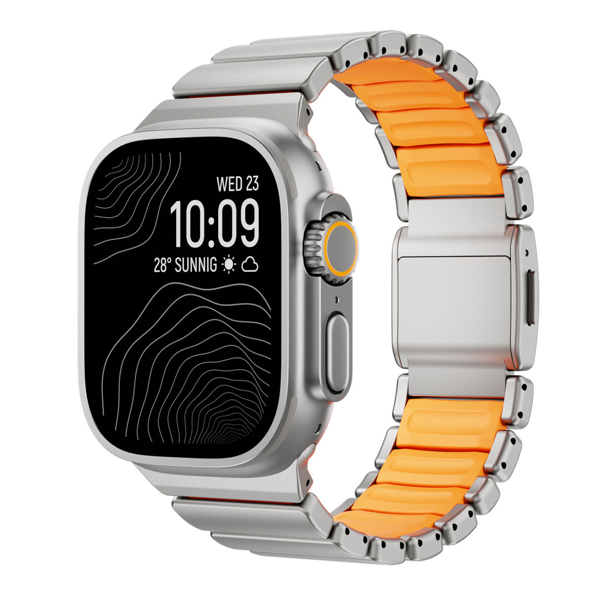 Magnetic Titanium Watch Strap