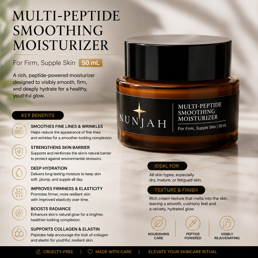 NUNJAH Multi-Peptide Smoothing Moisturizer